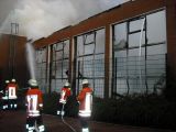 Die Berner Turnhallen werden durch ein Feuer zerstört (25.07.2008)
